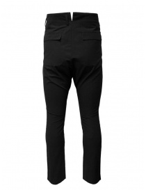 Deepti black high rise and drop crotch trousers