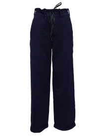 Casey Vidalenc blue wool wide trousers FP191 BLUE order online