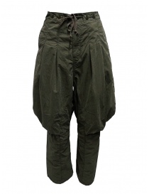 Womens trousers online: Kapital cargo pants laces behind the knees