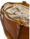 Slow Bono bag in orange leather with linen bag price 4920003 BONO CAMEL shop online