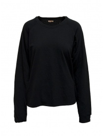 Men s knitwear online: Kapital black sweatshirt with smiley elbows