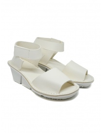 Womens shoes online: Trippen Scale F white leather sandals
