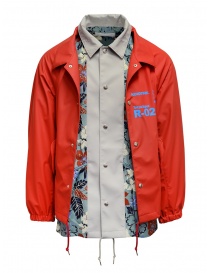 Giubbini uomo online: Kolor giacca rossa con stampa a fiori
