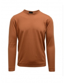 Men s knitwear online: Goes Botanical bronze long sleeve sweater