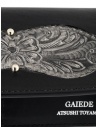 Gaiede silver and black leather wallet sachet ATCW005 BLACKxSILVER buy online