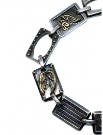 Yohji Yamamoto silver bracelet with angels