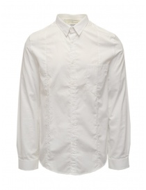 Camicie uomo online: Golden Goose camicia bianca in cotone da uomo