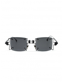 Glasses online: Innerraum O97 BM black metal square glasses