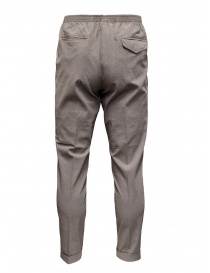 Cellar Door Alfred dove grey trousers with ruffled effect