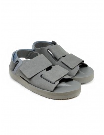 Mens shoes online: Descente x Suicoke grey sandals for AllTerrain