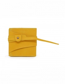 Wallets online: Guidi RP01 yellow square wallet