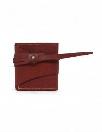 Wallets online: Guidi RP01 red square wallet