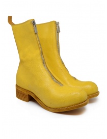 Guidi PL2 Coated yellow horse leather boots PL2 COATED N_CO07 order online