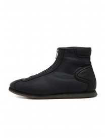 Guidi black high sneakers in kangaroo leather
