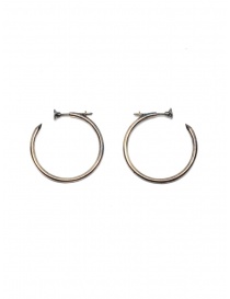 Jewels online: Guidi silver nail earrings