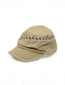 Kapital beige cap with string