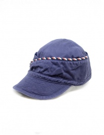 Kapital navy blue cap with string