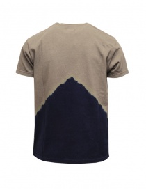 Kapital khaki t-shirt with blue Mount Fuji and climber