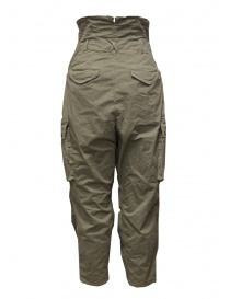 Kapital khaki high-waisted multi-pocket pants