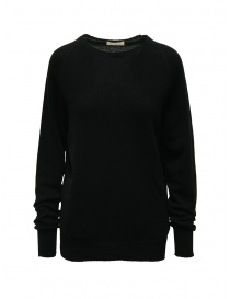 Women s knitwear online: Ma'ry'ya black cashmere sweater