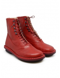 Womens shoes online: Trippen Mascha red ankle boots with hooks