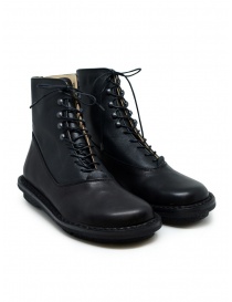 Womens shoes online: Trippen Mascha black leather lace-up boots