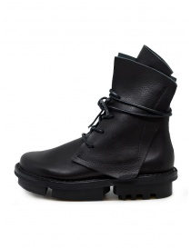 Trippen Rectangle black boots with Trace sole