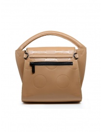 Zucca polka dot mini bag in beige eco leather