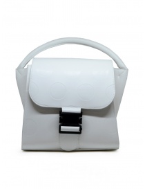 Bags online: Zucca white bag with polka dots in eco-leather