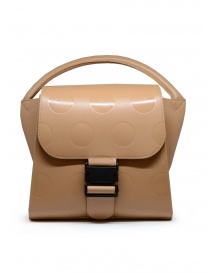 Bags online: Zucca beige bag with polka dots in eco leather