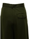 Zucca pantaloni ampi cropped in lana verde khaki ZU09JF115-09 KHAKI prezzo