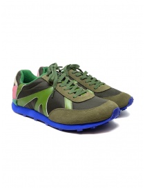 Womens shoes online: Kapital Momotaro sneakers in olive green