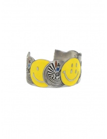 Kapital brass bracelet with smile and labyrinths
