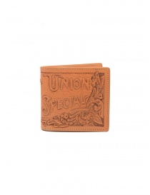 Kapital Union Special leather wallet with carved flowers online