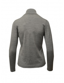 Goes Botanical grey turtleneck sweater in merino wool