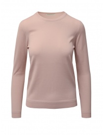 Women s knitwear online: Goes Botanical pink Merino wool sweater