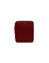 Comme des Garçons square wallet in burgundy leather buy online SA2100 RED