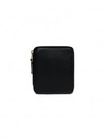 Comme des Garçons square wallet in black leather SA2100 BLACK order online