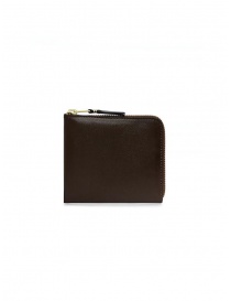 Wallets online: Comme des Garçons small brown leather wallet