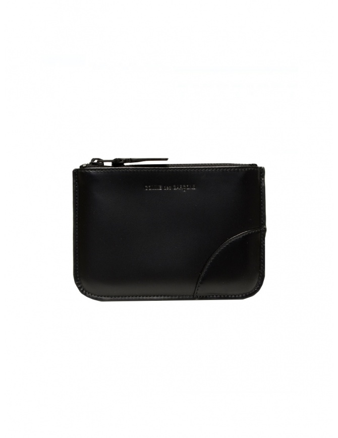 Comme des Garçons SA8100VB pouch in black leather SA8100VB wallets online shopping