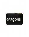 Comme des Garçons SA8100HL black pouch with logo shop online wallets