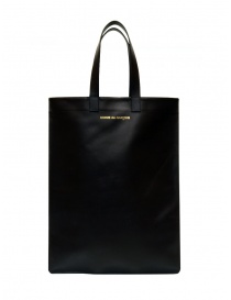 Comme des Garçons borsa tote bag nera in pelle SA9002 BLACK ordine online