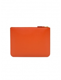 Comme des Garçons Ruby Eyes pouch in orange leather price