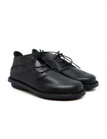 Womens shoes online: Trippen Escape lace-up shoes in black leather