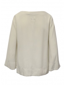 European Culture bell sleeve blouse in light beige