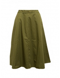 Womens skirts online: Cellar Door Ambra green khaki checkered skirt