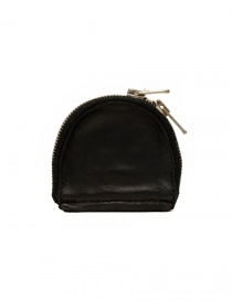 Wallets online: Guidi S01 black coin purse in horse leather