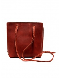 Borse online: Guidi GD08 borsetta a tracolla in groppone rosso