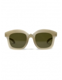 Glasses online: Kuboraum K7 AR square artichoke sunglasses