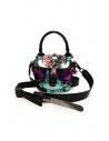 Innerraum metallic pink, purple, peacock shoulder bag buy online I83 MIX/BK/PV MINI FLAP